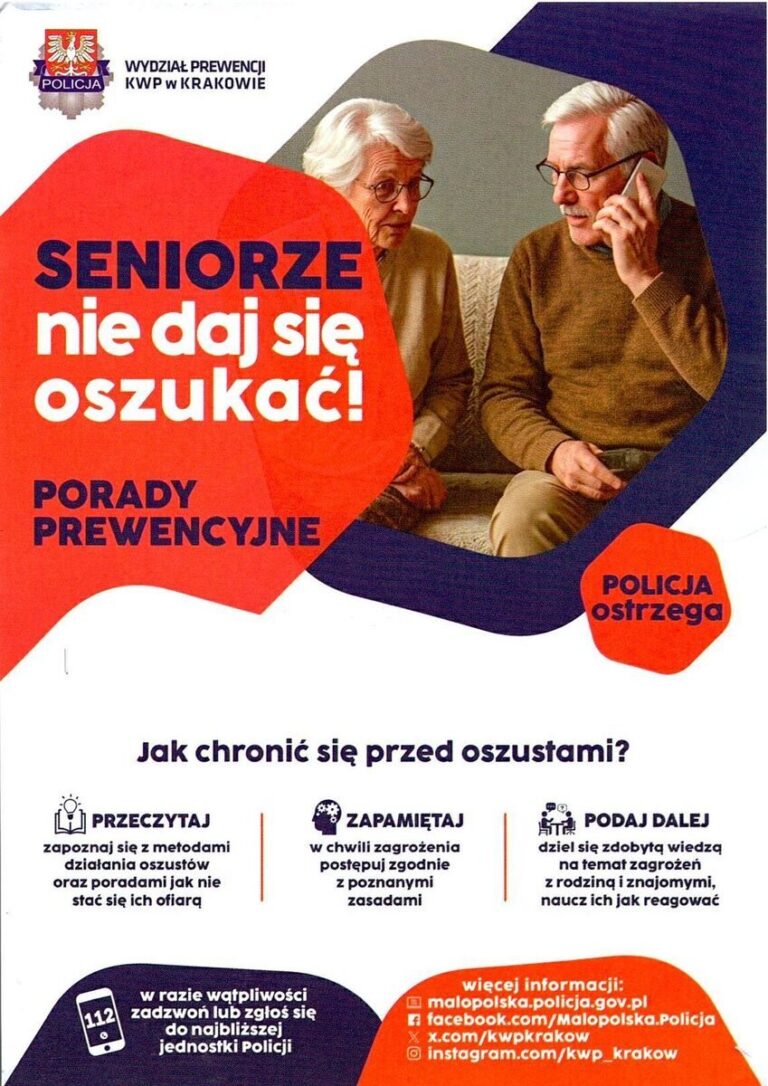 Policjanci i bankowcy uczą seniorów bezpieczeństwa finansowego w CBZC - Paragraf